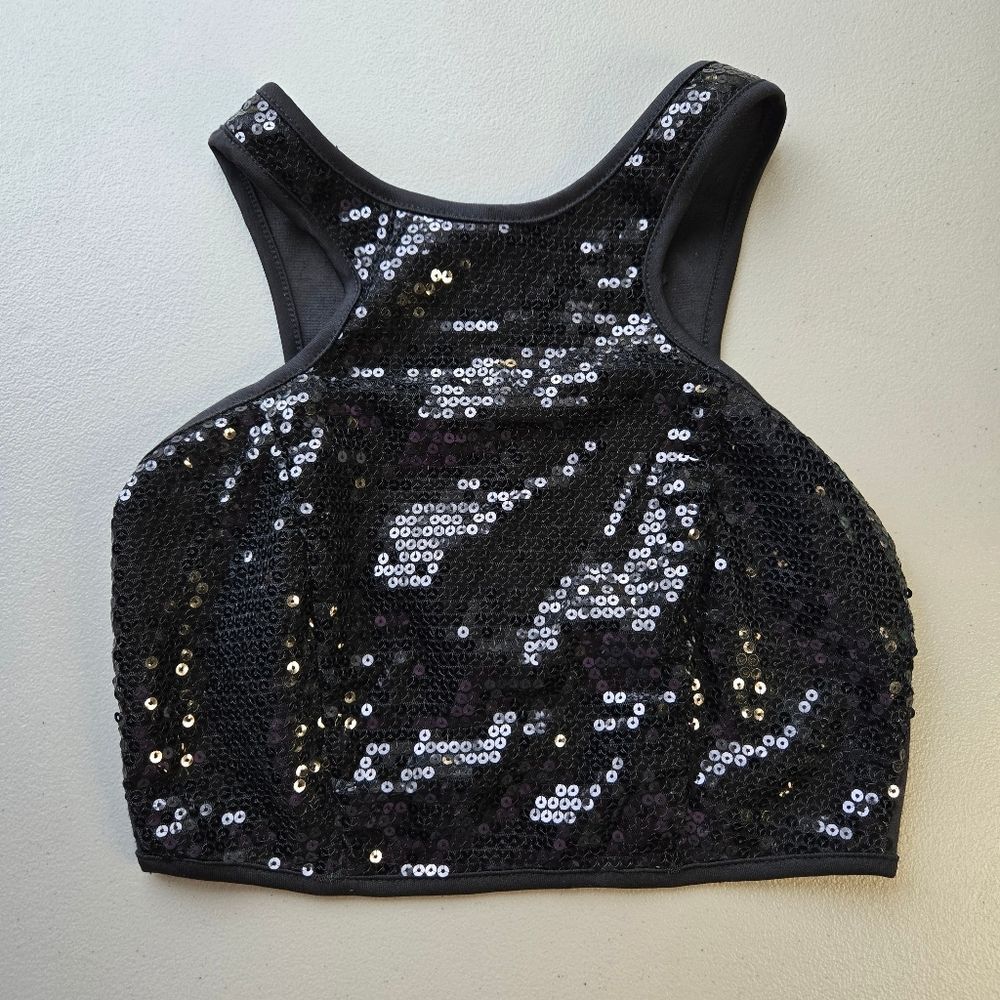 Windsor Sequin Black Top